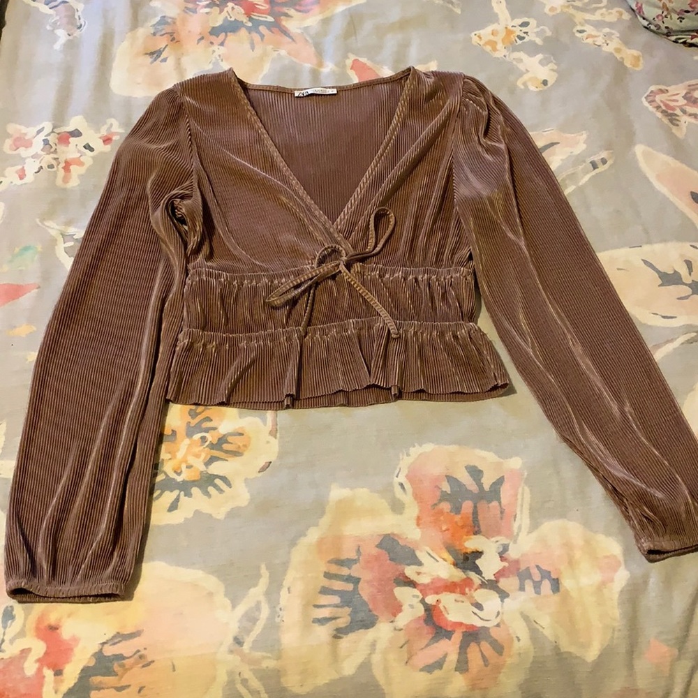 Zara Holiday Top